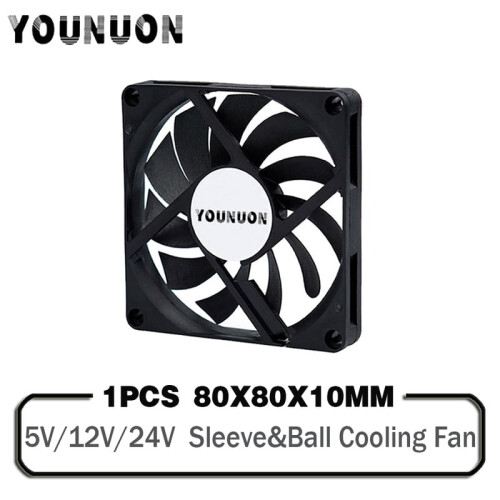 Ανεμιστήρας USB DC5V80mm8010Ανεμιστήρας ψύξης5V12V24V80x80x10mm8CM Ανεμιστήρας ψύξης χωρίς 1