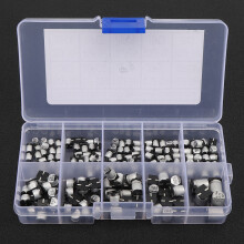SMD Aluminium Electrolytic Capacitor Kit 165Pcs 0.47UF to 470UF 50V - 16V Range