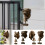 Western White Terrier Doorbell with Charming Chime and 6