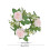 Faux Austen Rose Wreath 8 inch for Candle Cup 3