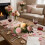 Faux Austen Rose Wreath 8 inch for Candle Cup 6
