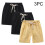 Mädchen Baumwoll-Sport-Joggingshorts, 3er-Pack 5