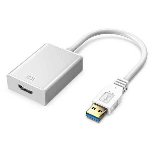 USB To HDMI Converter Full HD Resolution, HDMI Adapter For Windows Mac Linux With Hot Plugging And Extended Desktop Functionality 1