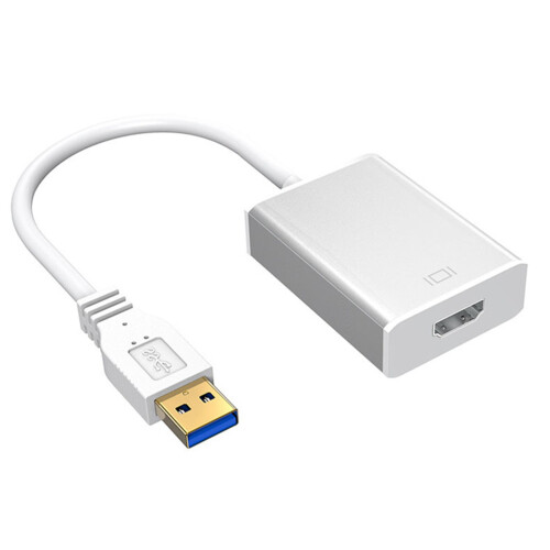 USB To HDMI Converter Full HD Resolution, HDMI Adapter For Windows Mac Linux With Hot Plugging And Extended Desktop Functionality 2