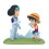 One Piece Sammelfigur Monkey D. Ruffy vs Kuzan 9cm 5