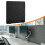Acoustic Desk Divider Felt Privacy Panel Black 40x40 cm 7