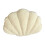 Seashell Throw Pillows, Shell-Shaped Beige Decorative Plush Pillows for Bed/Couch (13x10 inch) 2