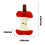 Plush Apple Core Doll Keychain 5.5 inch 4