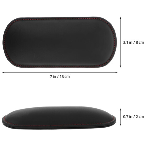 Pretyzoom Removable Memory Foam Armrest Cushion Car Elbow Mat with Easy Installation 1