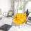 Egg Chair Cushion Waterproof Outdoor Thickened Replacement 6