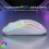 Mouse da gioco wireless Xiaomi 2.4G con illuminazione RGB e 5