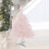 XUNRYAN pink mini artificial Christmas tree ornament 5