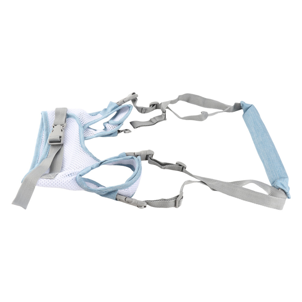 Toddler Walking Harness Belt, Breathable, Adjustable, Light/Blue