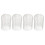 4 Pack Aluminum Gutter Guards Leaf Filter Mesh Cover for Downspout Drain Pipe Protection 2-4 Inch Fits Rectangular & Circular Gutters 5