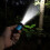 Mini ABS Flashlight with Rotary Design, USB Charging, Hook for Camping and Emergency Use 4