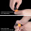 Mini ABS Flashlight with Rotary Design, USB Charging, Hook for Camping and Emergency Use 8