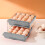 32-Egg2-Tier Αυγοθήκη Ψυγείου με Συρτάρι & Λαβές, Γκρι – Συμβατή με Στάνταρ Ψυγεία 2