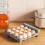 32-Egg2-Tier Αυγοθήκη Ψυγείου με Συρτάρι & Λαβές, Γκρι – Συμβατή με Στάνταρ Ψυγεία 7