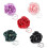 Flower Event Hat Designed With Oversized Fabric Blossoms For Elegant Looks 8