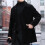 Ανδρικό φουσκωτό Sherpa Trench Coat με μονόπετο φλις μπουφάν μεσαίου μήκους, κομψό 7