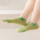 Boys' Green Frog Cartoon Socks Breathable Comfortable 5 7