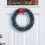 Artificial Christmas Wreath White Plastic 9.8 Inch 4
