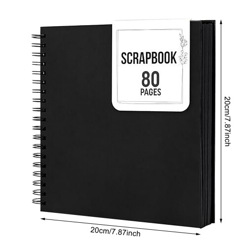 Μεγάλο Άλμπουμ Scrapbooking 8x8", 80 Σελίδες – Ιδανικό για Γάμους, Επέτειους, Οικογενειακά 2