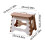 Folding Step Stool Compact Plastic Foldable Step Stool Holds Up to380 lbs,12 inches, 30cm，Anti Slip 3
