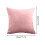 Housse de coussin en velours uni 45 x 45 cm 5