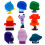 Inside Out 2er-Pack: 9 Figuren, 4 cm große Sammlerspielzeuge 3