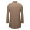 Men's Wool-Blend Overcoat Coffee Brown Size M 3