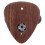 Guitar Neck Hanger Regular Type, Walnut Wood Base 12