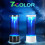 Lampe LED cylindrique en ABS, effet tornade 3
