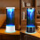 Lampe LED cylindrique en ABS, effet tornade 6