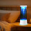 Lampe LED cylindrique en ABS, effet tornade 7