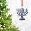 Décorations murales, bougies de Noël, ornement de menorah 4