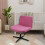 Housse de siège de chaise de bureau élastique Pretyzoom extensible rose (1 pièce) 5
