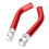 Bicycle Handlebar End Grips Aluminum Alloy 2 Pcs 6