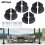 Heavy Duty Adjustable Post Base Brackets Fit 2x2 / 4x4 / 6x6 inch Post Deck 3