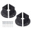 Heavy Duty Adjustable Post Base Brackets Fit 2x2 / 4x4 / 6x6 inch Post Deck 5