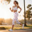 Rosetttryckta Capri Leggings Dam Hög Midja Andningsbara 4