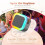 Mini Karaoke Machine Portable Bluetooth Speaker with 2 4