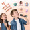 Mini Karaoke Machine Portable Bluetooth Speaker with 2 5