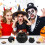 Διακοσμήσεις για το Halloween Tupukom, Πλαστικά Καζάνια, Κουβάδες με Λαβή, Καζάνι 7