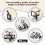 20-pack magnetiska minifotoramar för kylskåp, 7,5 cm 2
