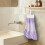 Fast-Drying Flower Hanging Kitchen Dish Towels with Loop – Lightweight, Easy-Install, Elastic – Compatible with Standard Hooks 3