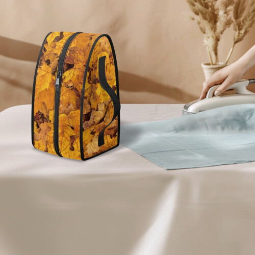 Handheld Iron Portable Storage Bag Maple Leaf Pattern, Universal for Most Irons Durable & Protective Organizer(Case Only) 1