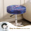 Galaxy Butterfly Bar Stool Cushion Covers Polyester Round 4