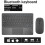 TrackPad Bluetooth Keyboard With Mouse For IOS Android Windows Wireless Keyboard For Tablet Phone Accessories For compatible with iPad Keyboard 2
