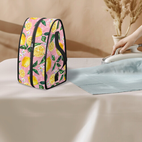 Lemons Pattern Polyester Travel Iron Holder Bag, Case Only 2